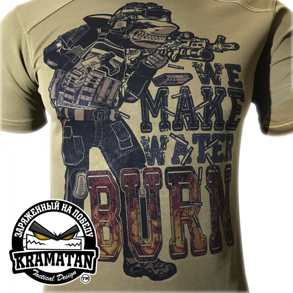 KRAMATAN TACTICAL DESIGN ФУТБОЛКА А-АКУЛА COOLMAX COYOTE